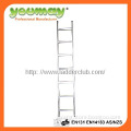 EN131 Aluminum straight lader/step ladder AS0106A/6 steps/stool/step